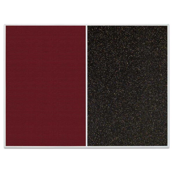 Sliding Door Indoor Enclosed Corkboard, 9